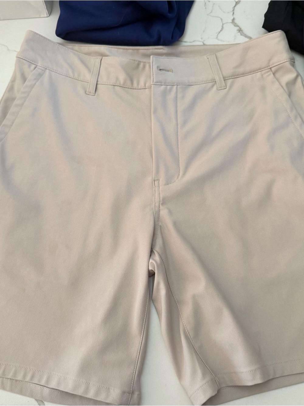 Zella Men's Athletic Shorts in Light Beige
